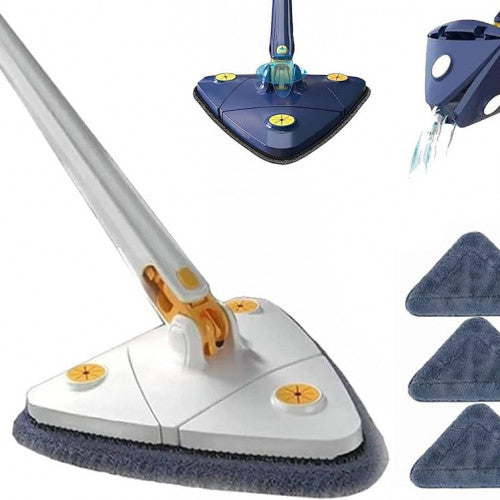 ✨ ¡Adiós al esfuerzo! Limpia pisos y techos en segundos con el TRAPEADOR TWISTING TRIANGULAR