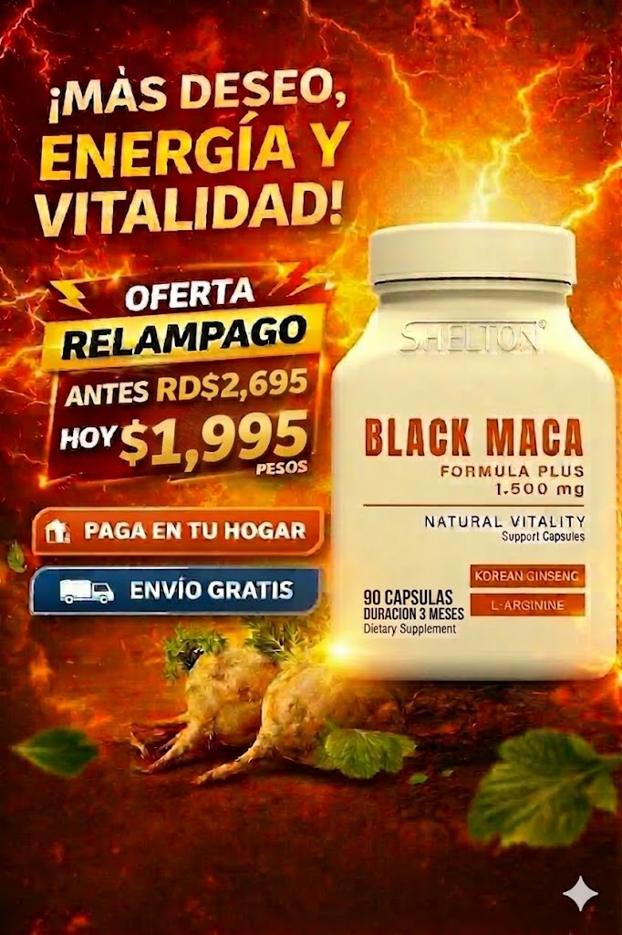 🔥Recupera tu Deseo Sexual  Maca Premium 90 cápsulas