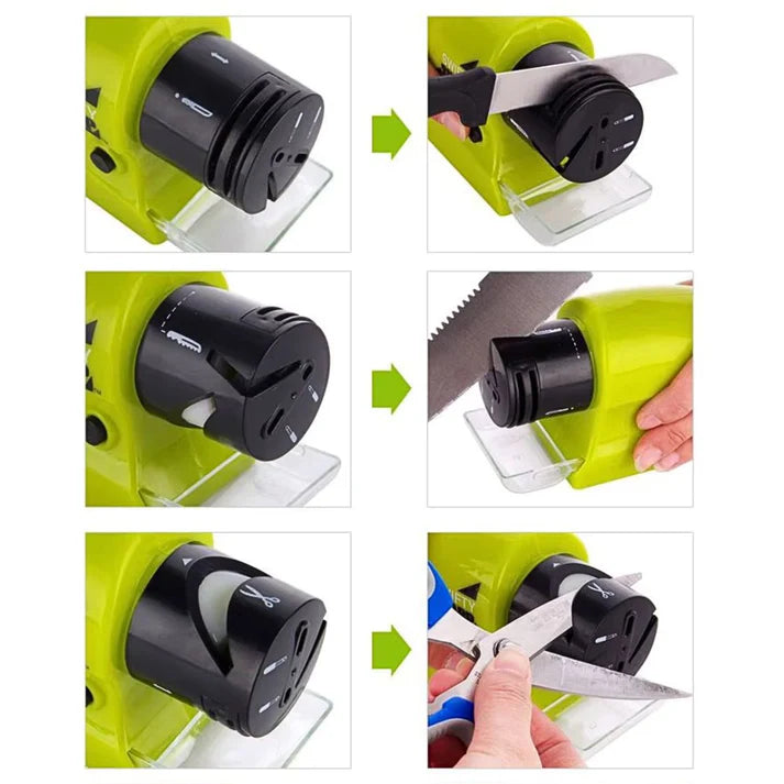 ✨ Afilador de Cuchillos Eléctrico 🔪 ¡Deja tus cuchillos como nuevos en solo segundos! 🔥 ¡Últimas unidades disponibles!