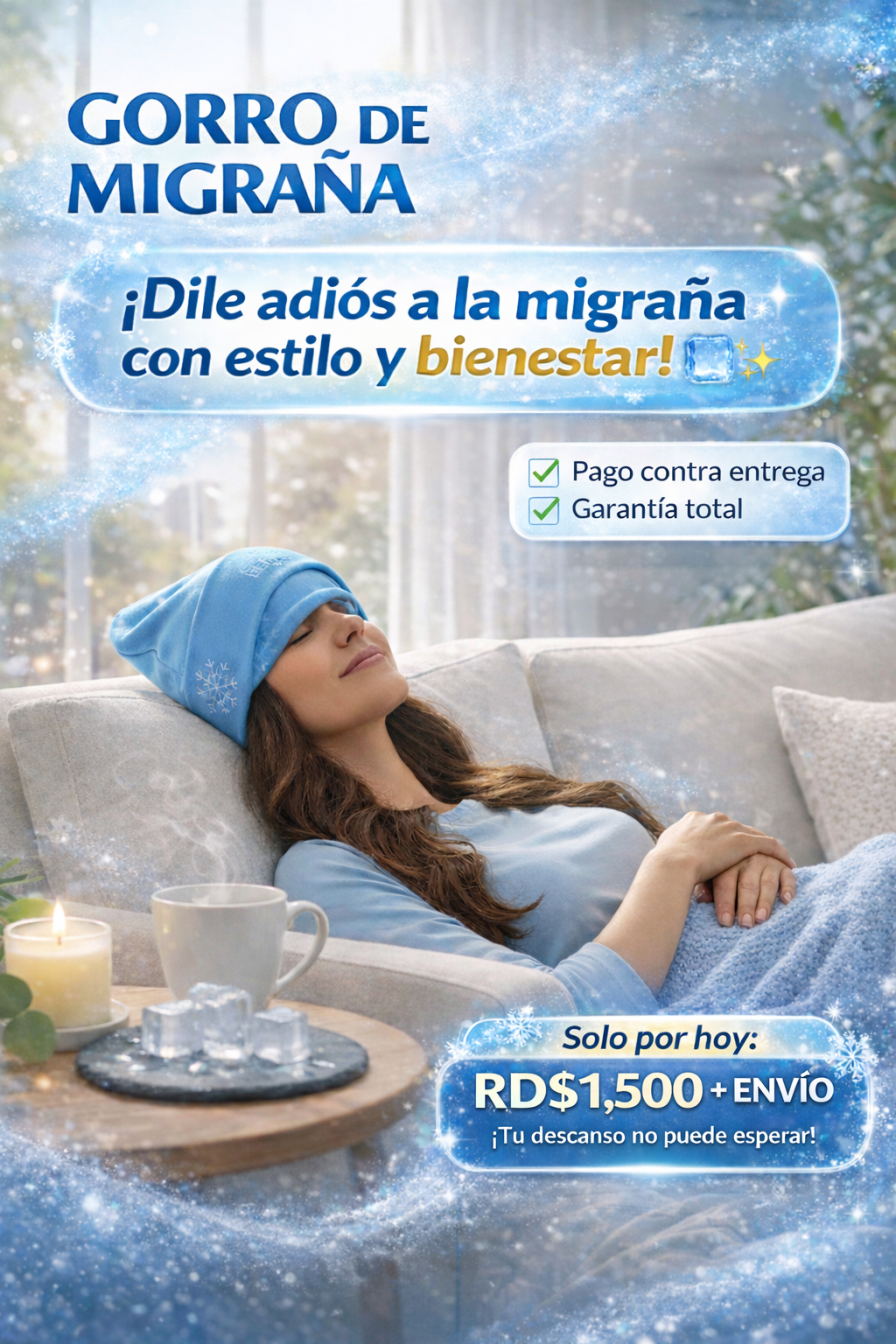 ¡Dile adiós a la migraña con estilo y bienestar! ❄️✨ Ultimas unidades