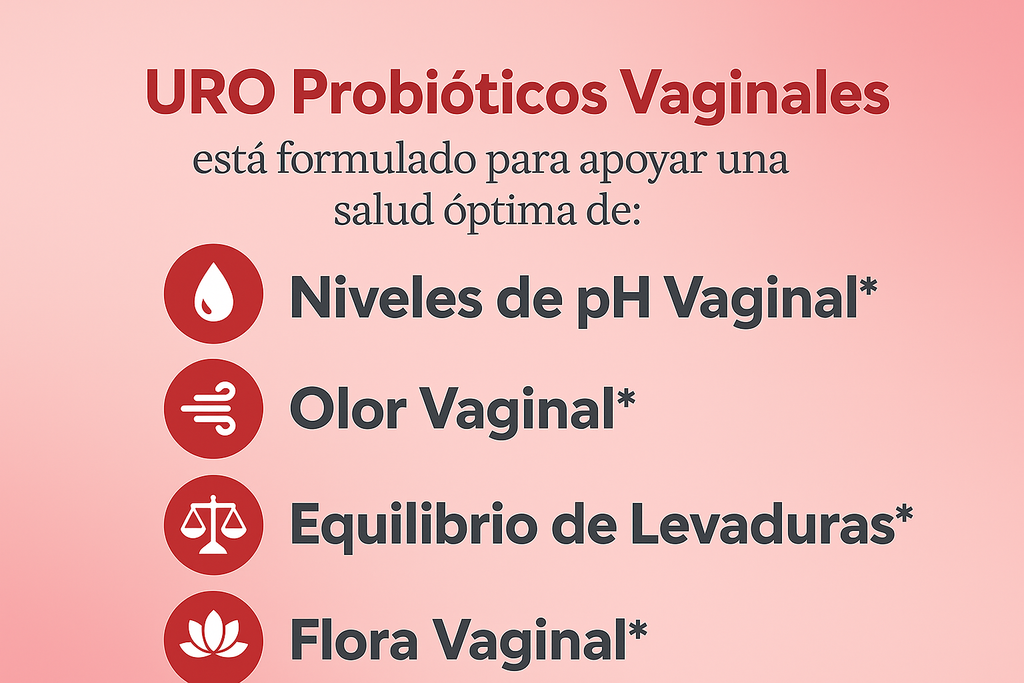 URO Vaginal Probiotics para la salud vaginal de las mujeres, equilibrio del pH