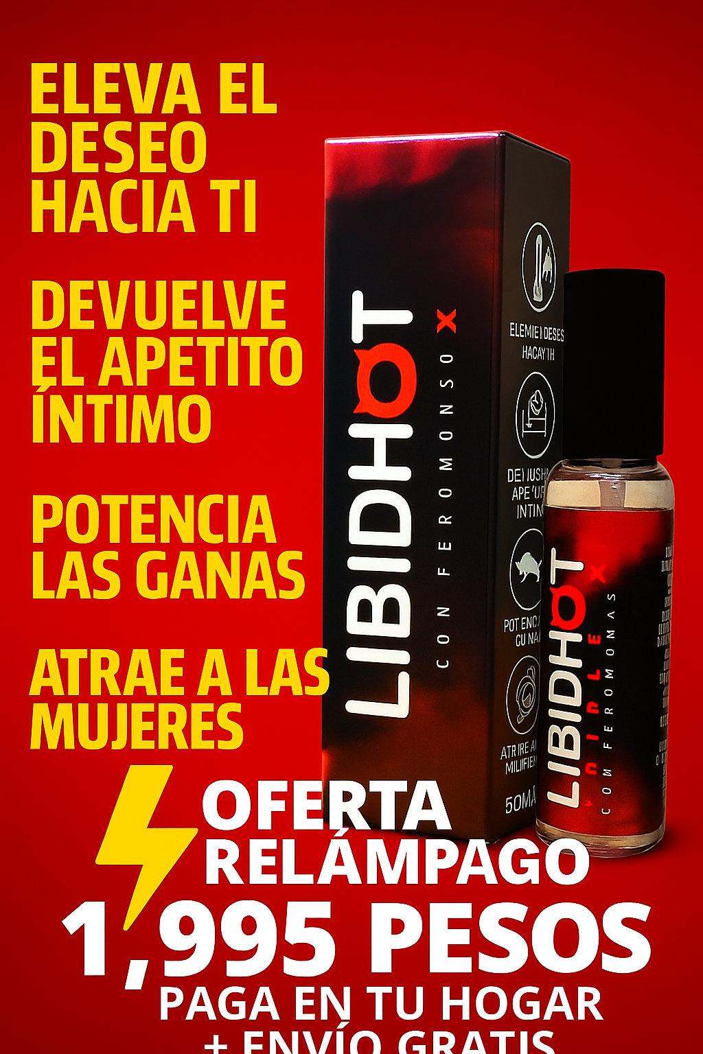 PERFUME DE FEROMONAS LIBIDHOT