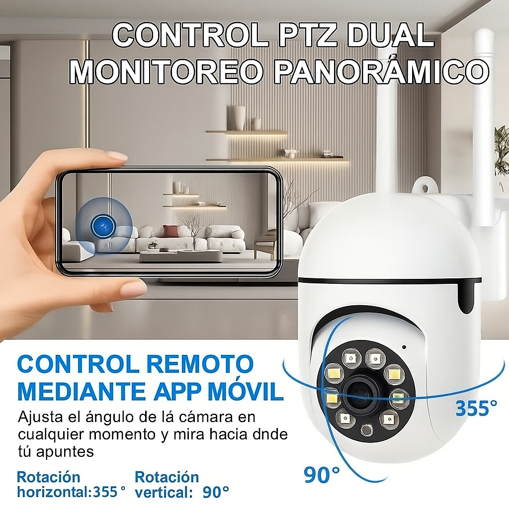 2 Cámara de Seguridad Resistente a la Lluvia 🌧️ por 2,800 pesos