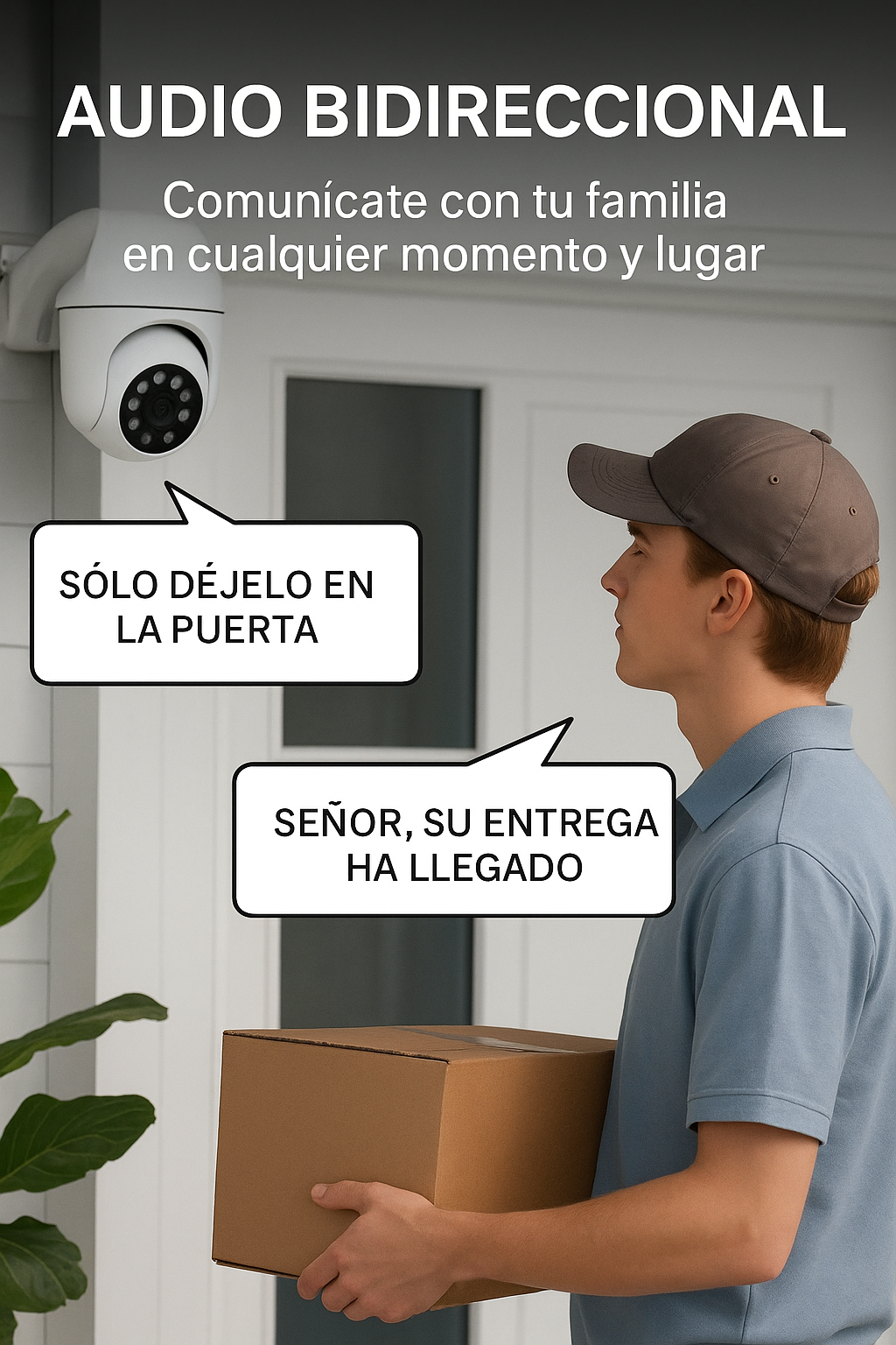 2 Cámara de Seguridad Resistente a la Lluvia 🌧️ por 2,800 pesos