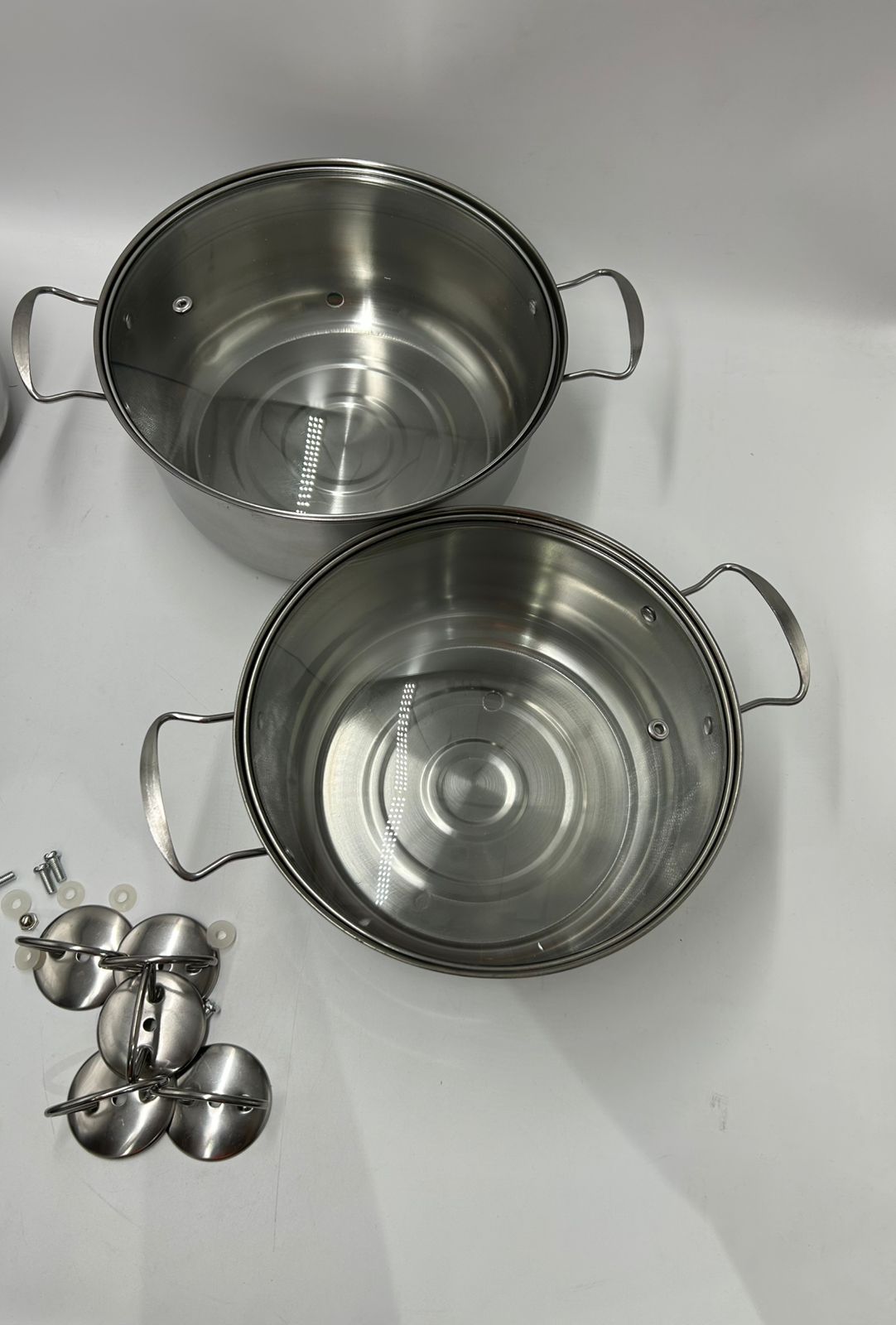 Equipa tu cocina con el Set de Ollas de Acero Inoxidable 12 Piezas