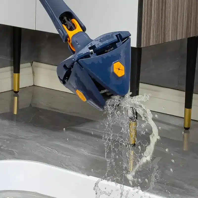 ✨ ¡Adiós al esfuerzo! Limpia pisos y techos en segundos con el TRAPEADOR TWISTING TRIANGULAR