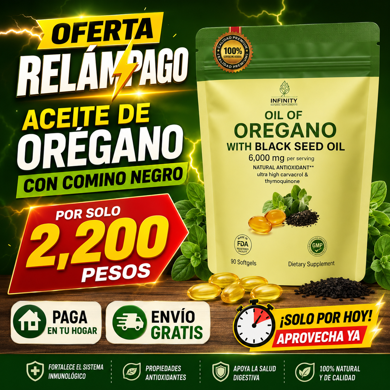 💪 EL DÚO NATURAL QUE TODOS ESTÁN BUSCANDO 🌿🔥   ACEITE DE ORÉGANO + COMINO NEGRO