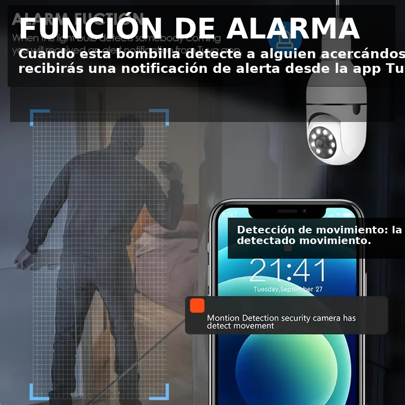 💡📷 2 cámaras de bombillo por solo 2,000 pesos