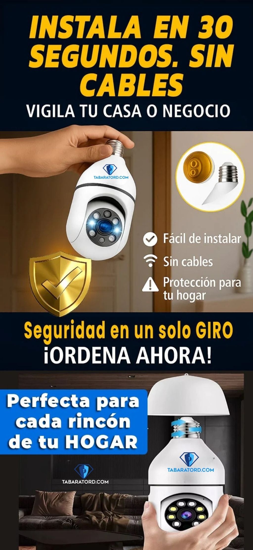 💡 Doble Seguridad: 2 Cámaras Bombillo en Promo – ¡Aprovecha Ya!