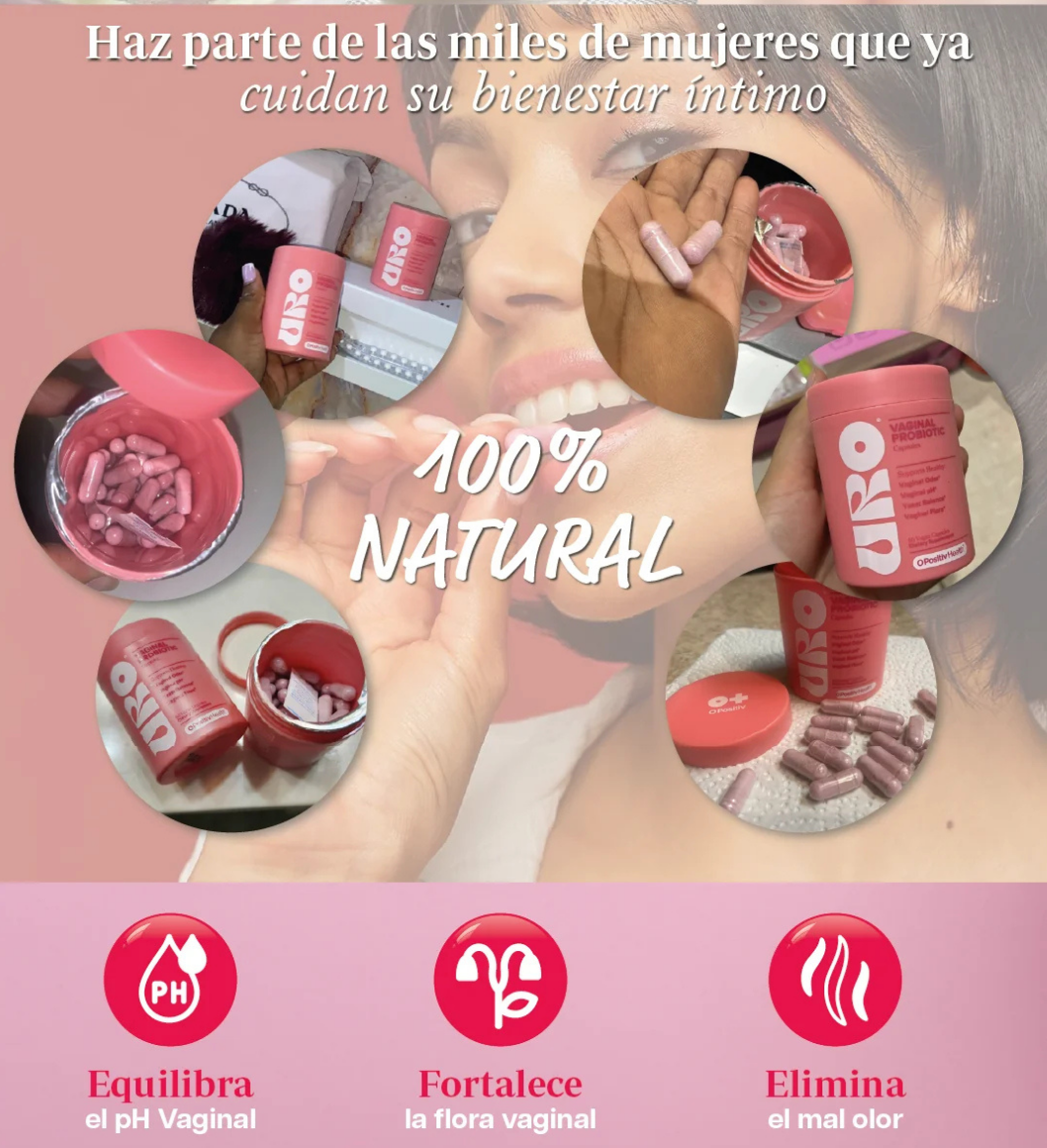 URO Vaginal Probiotics para la salud vaginal de las mujeres, equilibrio del pH