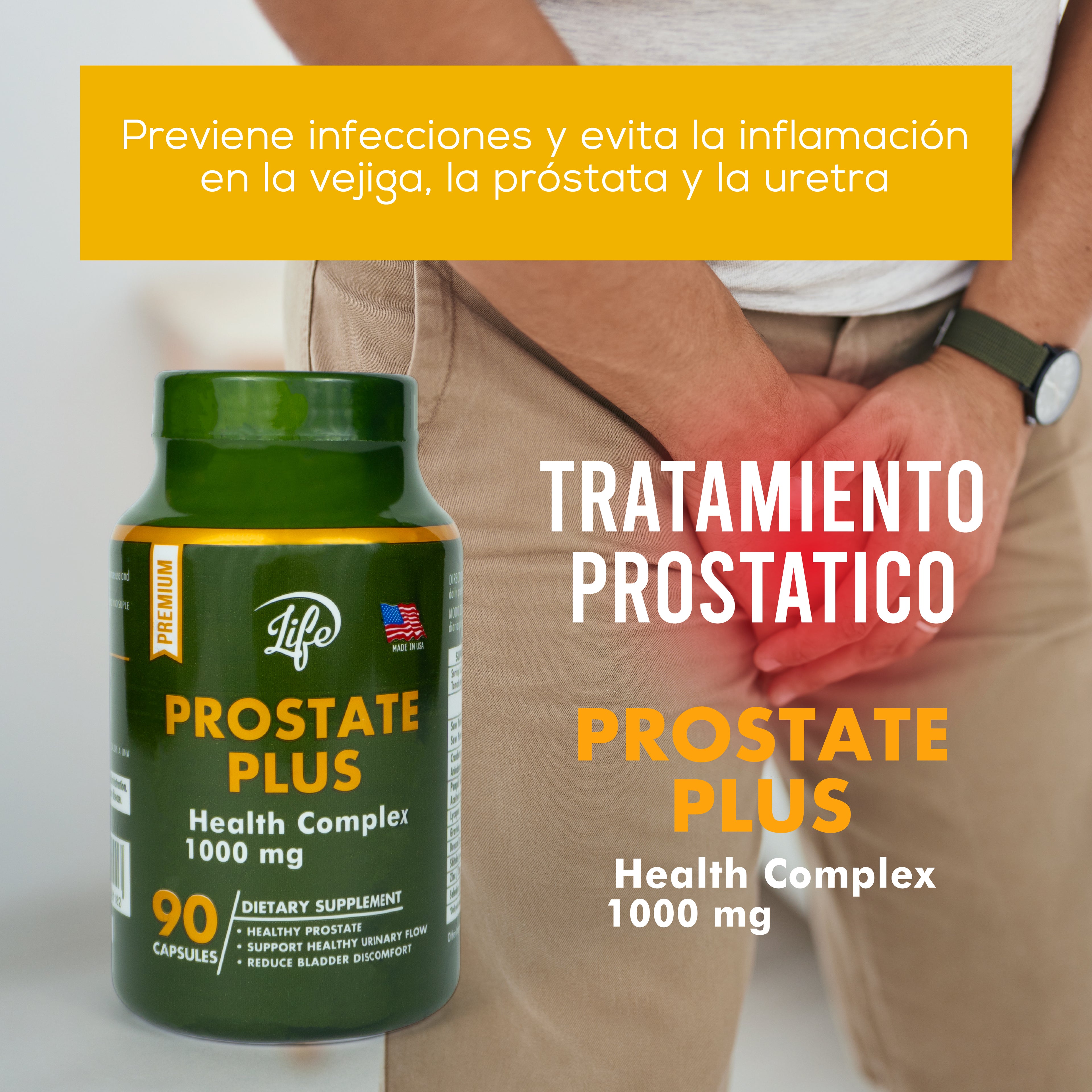 PROSTE PLUSS X 90 CAPSULAS te dura para 3 meses